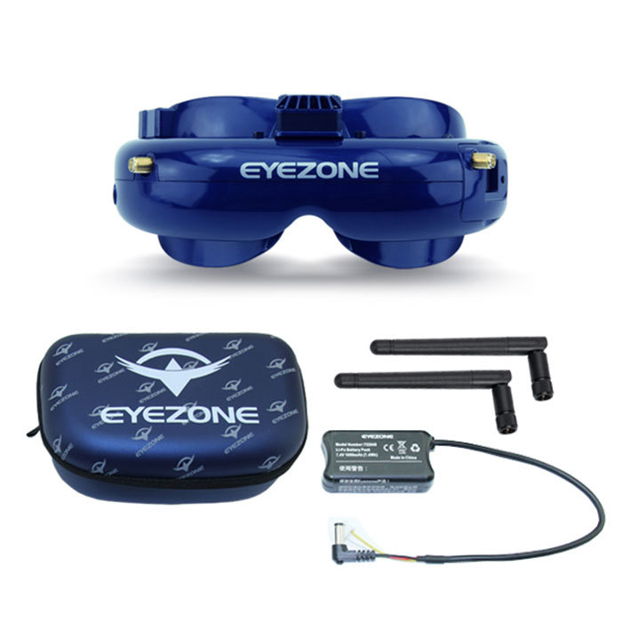 EyeZone Yuan FPV Goggle with Dual Receiver and DVR