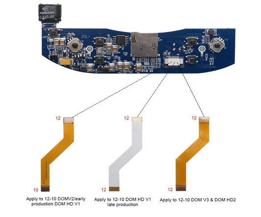 Fatshark FSV3303 DVR Upgrade Kit for Fat Shark Dominaor HD and Dominator V3 FPV Goggles