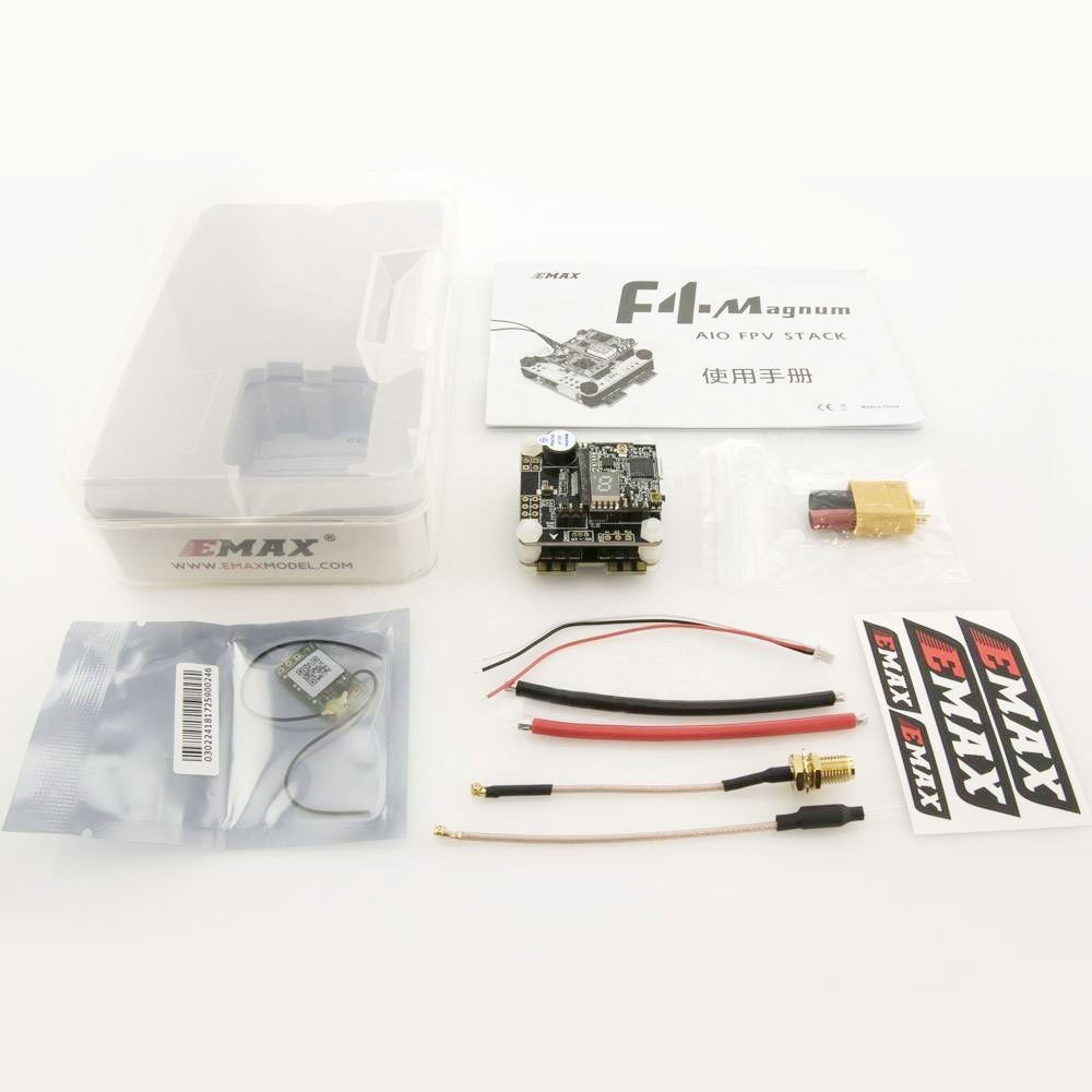 F4 Magnum V2 All In One FPV Stack Tower System (FC+ESC+OSD+VTX+Frsky Rx)