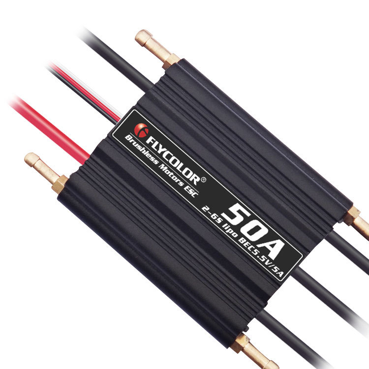 Flyclor FlyMonster 50A Waterproof Brushless ESC for RC Boats