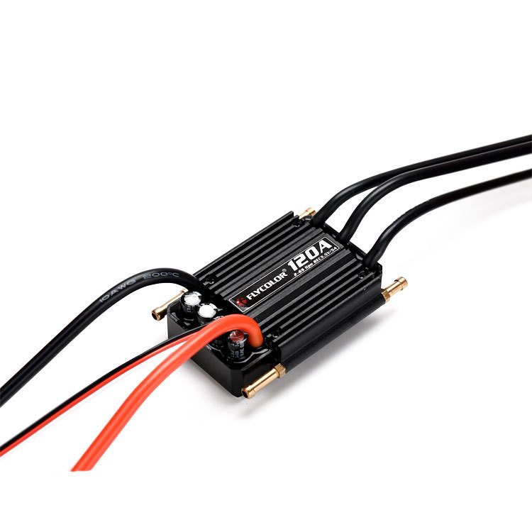 Flyclor FlyMonster 120A Waterproof Brushless ESC for RC Boats