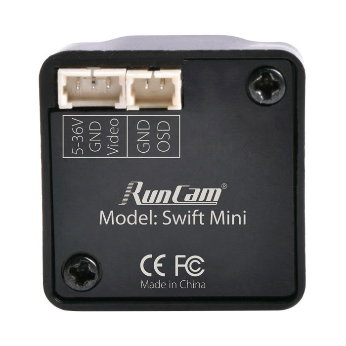 Runcam Swift Mini FPV camera for FPV Racing Drones Black