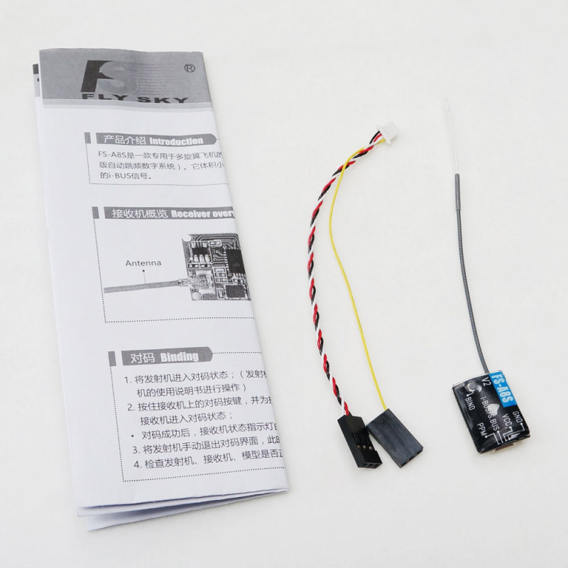 Flysky FS-A8S 8CH 2.4Ghz PPM i-BUS S-BUS for Flysky i4 i6 i6S i6X TM10 TM8 Transmitter