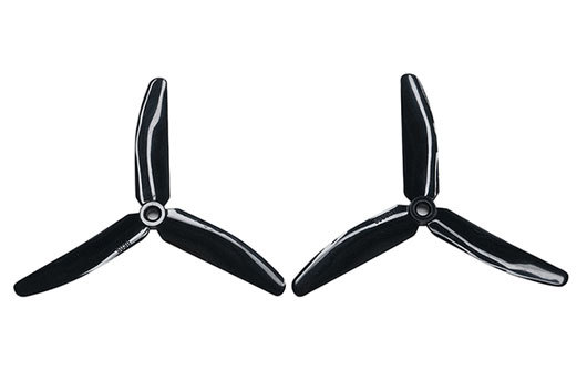 ARRIS 5'' 5 inch 3-leaf Propeller for 250 Quadcopter Black AR300E6 (CW + CCW)
