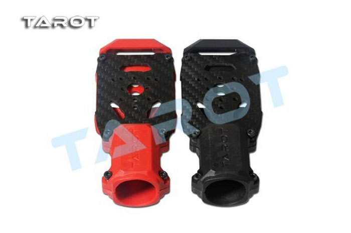 Tarot 25mm Plastic Motor Mount/Red (TL96027-02)