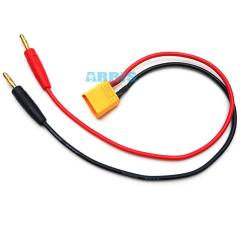 ARRIS Charger Leads XT90 Male Connector to 4mm Banana Plug (30cm / 14AWG)