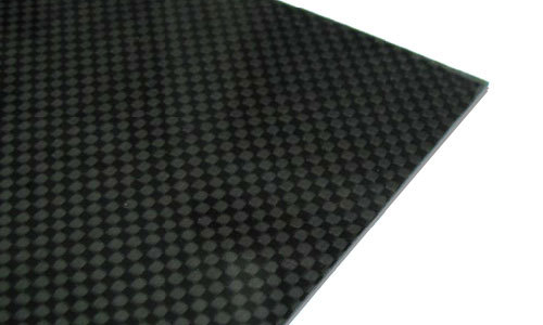 Glossy Surface Glass fiber sheets 3K 400X500X2.5MM (1pcs)(AA0024)