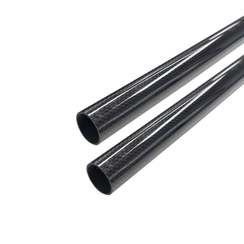 22mm 3K Carbon Fiber Tube 20mm*22mm*330mm(2 PCS)