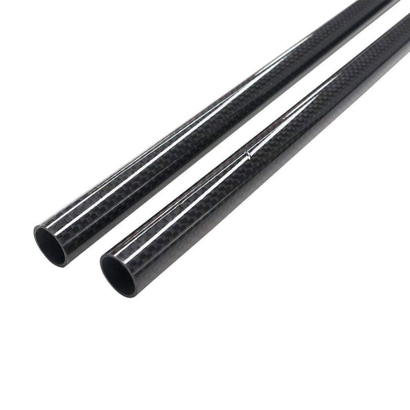 Glossy Surface 16MM 3K Roll Wrapped Carbon Fiber Tube 14mm*16mm*500mm(2 PCS)