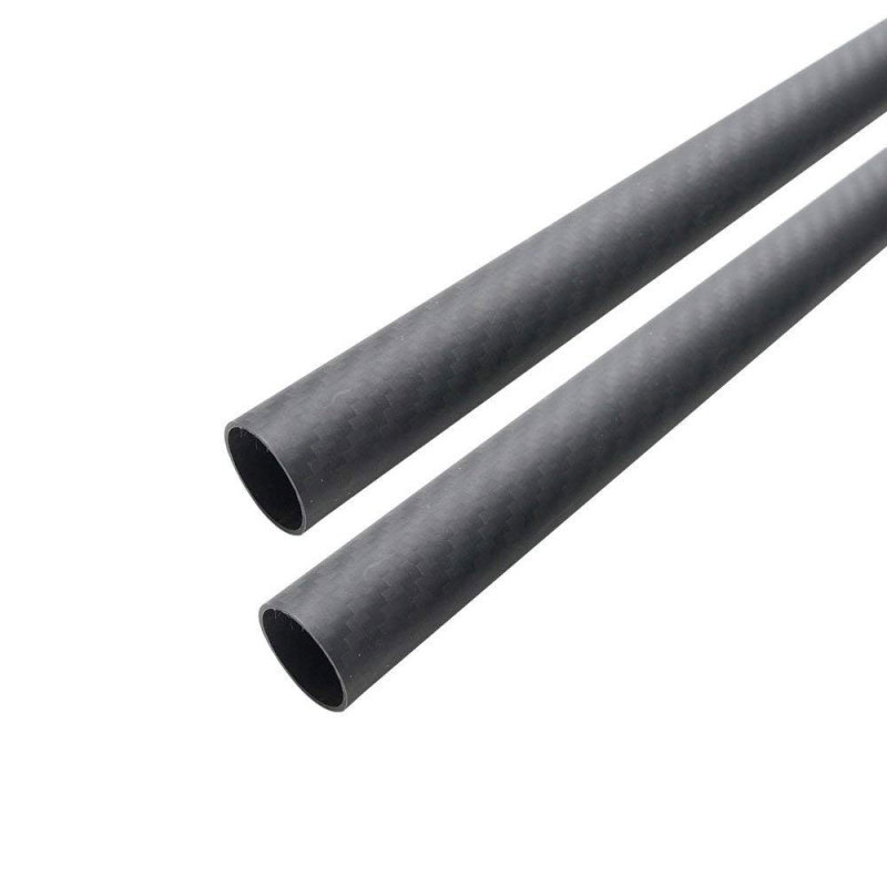 22mm 3K Carbon Fiber Tube 20mm*22mm*400mm(2 PCS)