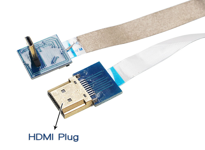 FPV Super Soft HDMI Cable 30CM (Micro Interface to Standard Interface)