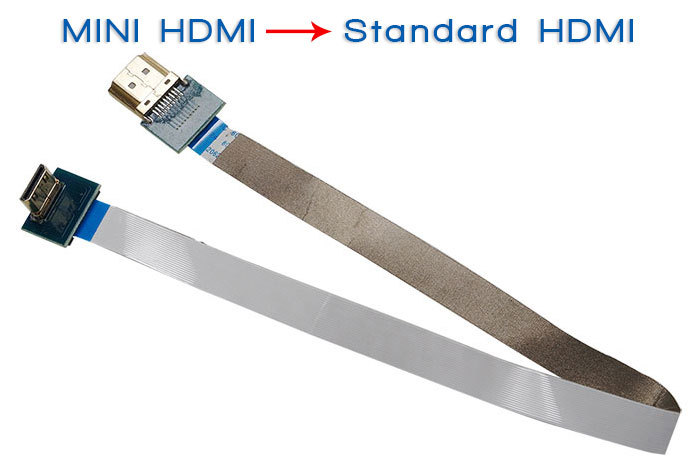 FPV Super Soft HDMI Cable (Mini Interface to Standard Interface)