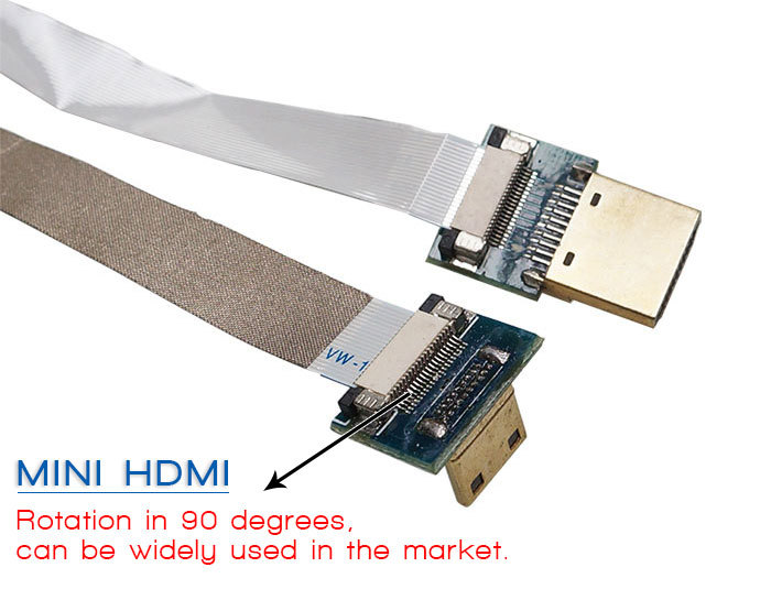 FPV Super Soft HDMI Cable (Mini Interface to Standard Interface)
