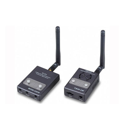FPV 5.8GHz A/V TX58-2W AV Transmitter + RC58-32CH AV Receiver (TX + RX)