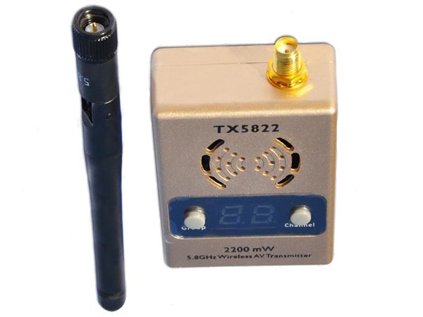 FPV 5.8G 2200mW A/V Transmitter TX5822 (TX Only)