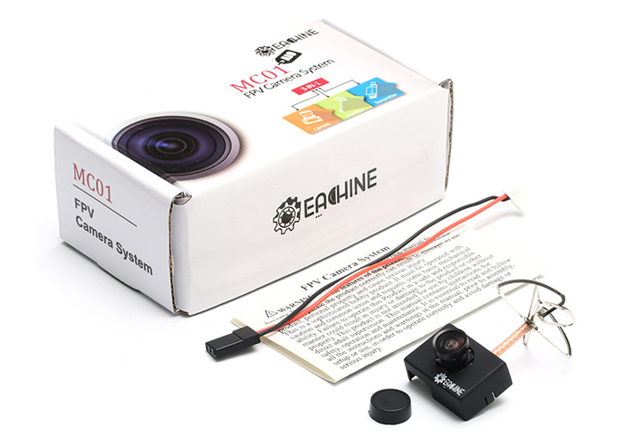 Eachine MC01 AIO 5.8G 40CH 25MW VTX 600TVL 1/3 Cmos FPV Camera