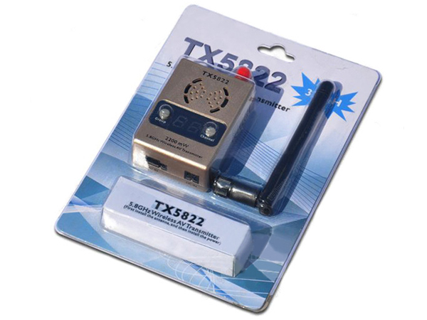 FPV 5.8G 2200mW A/V Transmitter TX5822 (TX Only)