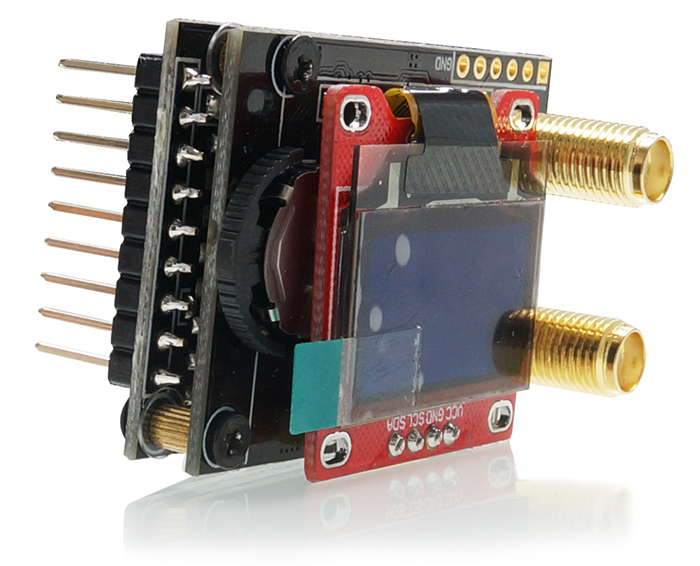 ARRIS RX5808 Pro V2 5.8G 40CH AIO Diversity Receiver SMA-Female w/ OLED for Fatshark FPV Goggles