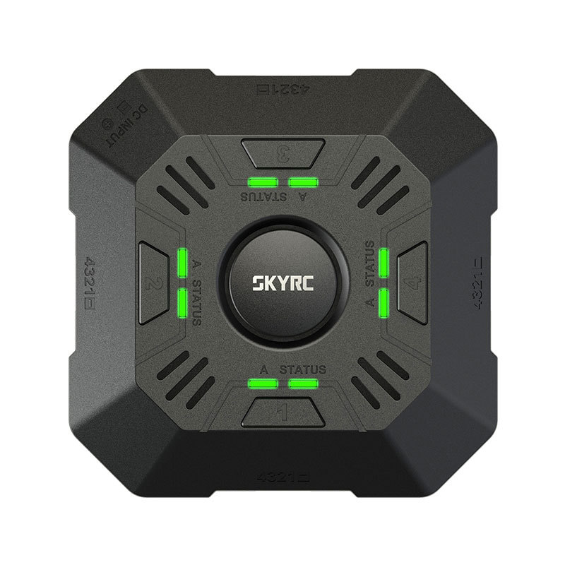 SKYRC E4Q Smart Battery Charger for 4PCS of 2-4S Lipo Battery