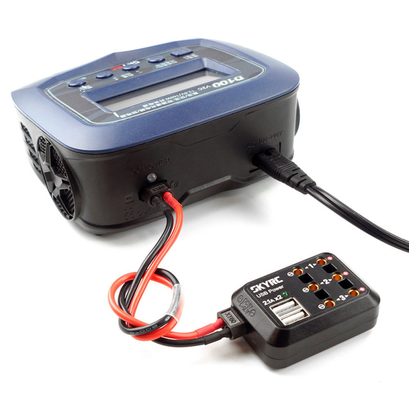 SKYRC D100 V2 AC DC Dual Balance Charger Discharger for Battery