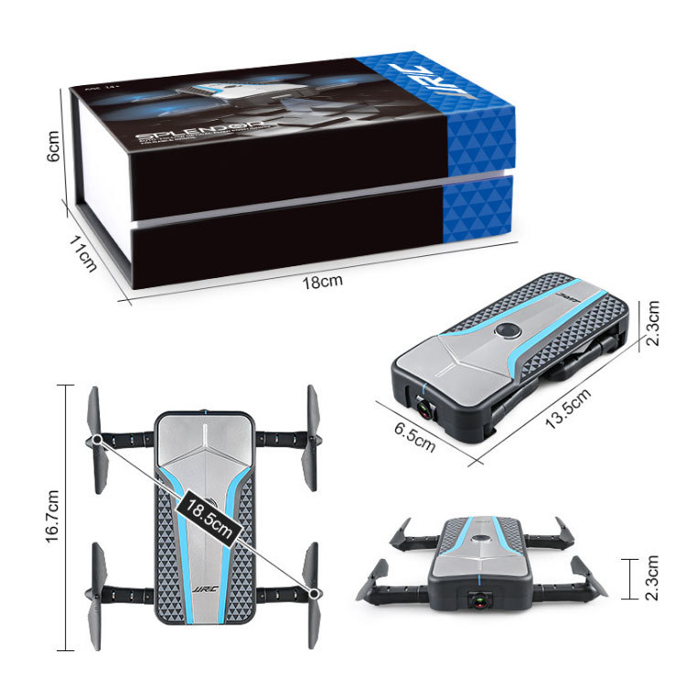 JJRC H62 Splendor Auto-Follow Optical Flow Positioning Foldable Drone Wifi Drone with Camera