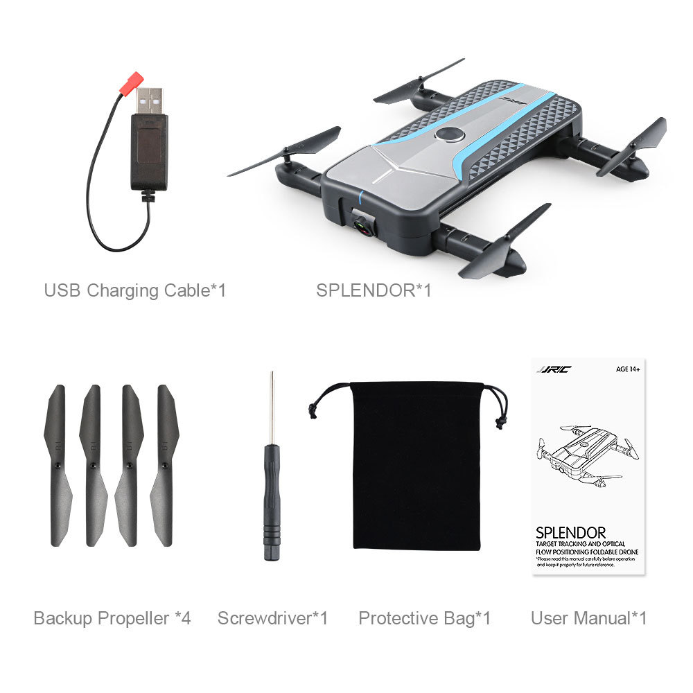 JJRC H62 Splendor Auto-Follow Optical Flow Positioning Foldable Drone Wifi Drone with Camera