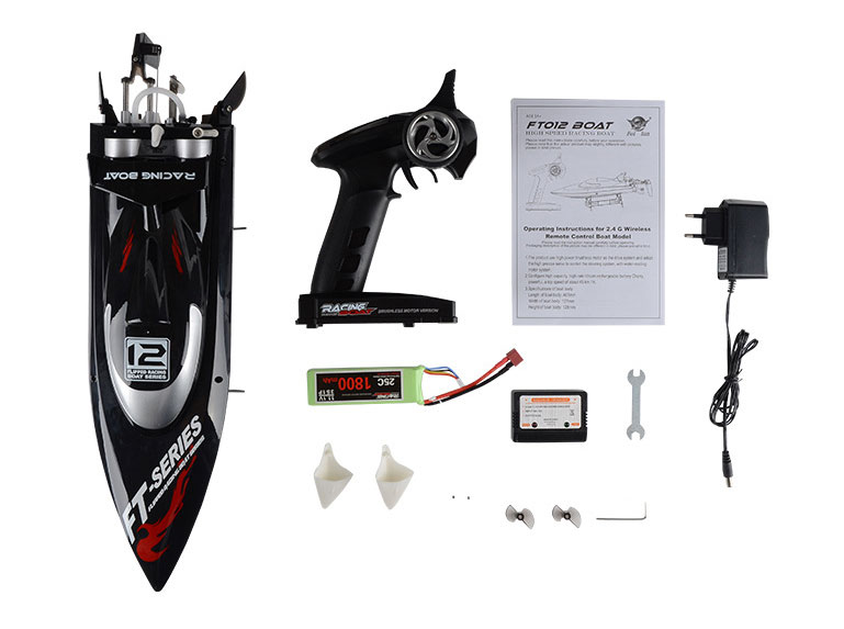 Feilun FT012 RC Racing Boat Professional 2.4G Brushless High Speed Racing Boat