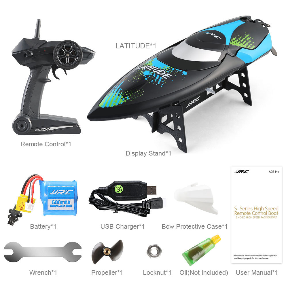 JJRC S3 Latitude RC Boat 2.4G High Speed Racing Boat