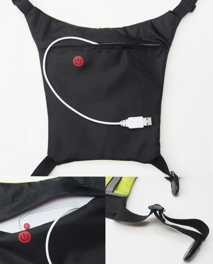 LED Turn Signal Bike Pack Accessory/Bicycle Backpack Widget