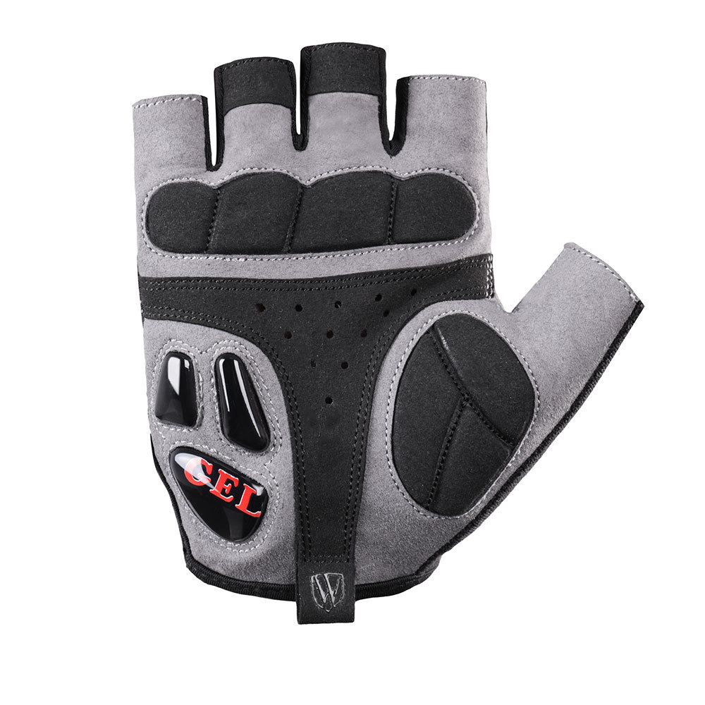 WHEEL UP Cycling Gloves Half Finger Breathable,Gel Pad Shocking-absorbing Cycling Gloves
