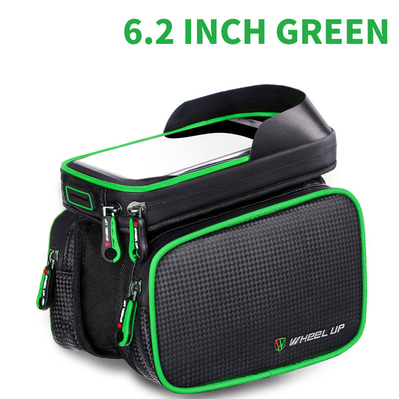 Bike Waterproof Phone Mount Bag Top Tube Bag Front Frame Bag