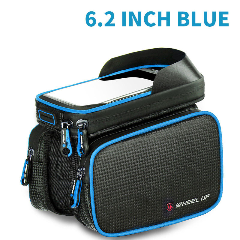 Bike Waterproof Phone Mount Bag Top Tube Bag Front Frame Bag