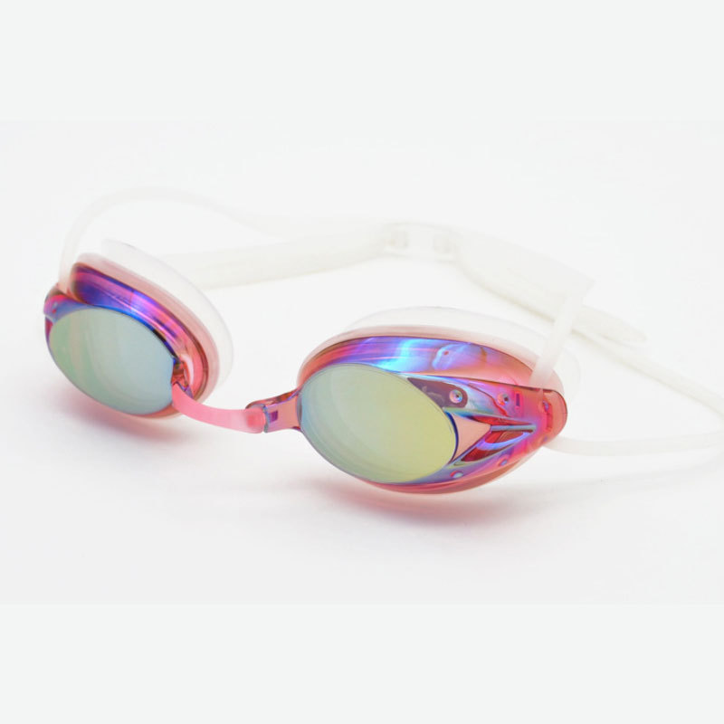 Swimming Goggles UV400 Protection Waterproof Anti-fog Colorful Plated Swim Goggles