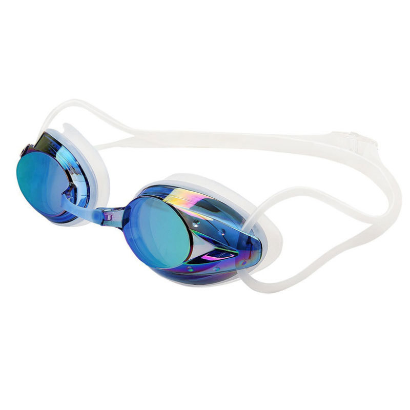 Swimming Goggles UV400 Protection Waterproof Anti-fog Colorful Plated Swim Goggles