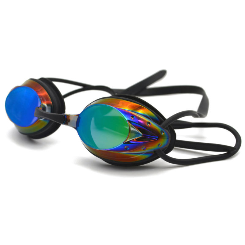Swimming Goggles UV400 Protection Waterproof Anti-fog Colorful Plated Swim Goggles