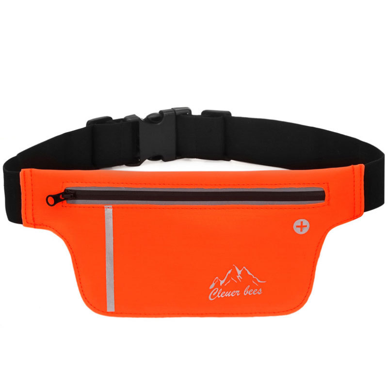 Running Waist Belt Multifunctional Zipper Pockets Water Resistant Running Pockets
