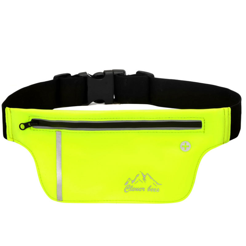 Running Waist Belt Multifunctional Zipper Pockets Water Resistant Running Pockets