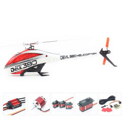 ALZRC Devil 380 6CH 3D FBL Heliopter Combo with Motor ESC Servo Gyro