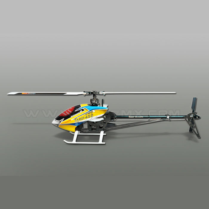 Tarot 450PRO V2 Flybarless RC Helicopter Kit Black
