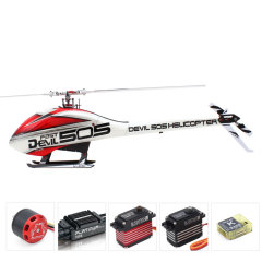 ALZRC Devil 505 Fast FBL 3D Helicopter Combo with Motor ESC Servo Gyro