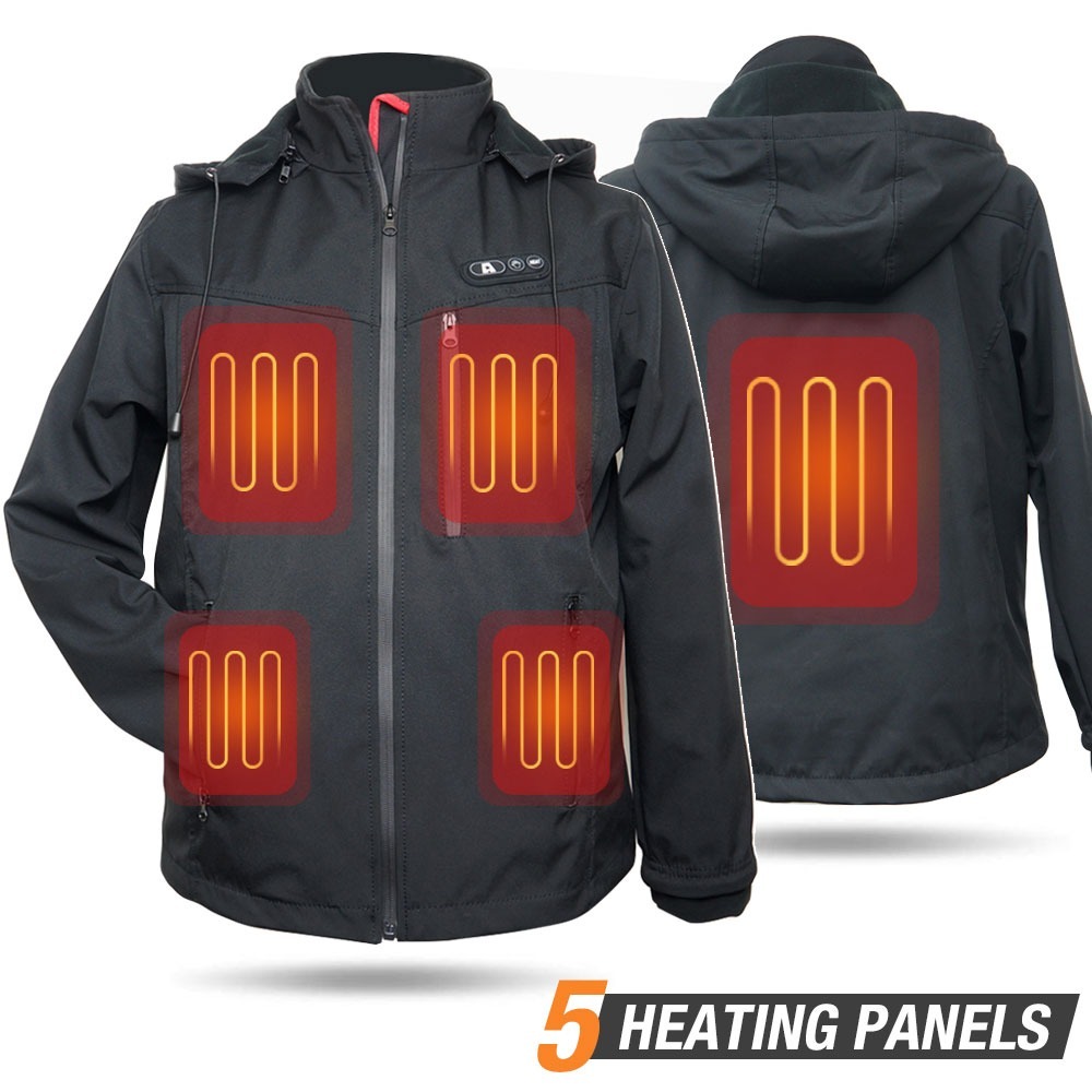 ARRIS Heated Jacket for Men Warm heating Coat with 7.4V Battery