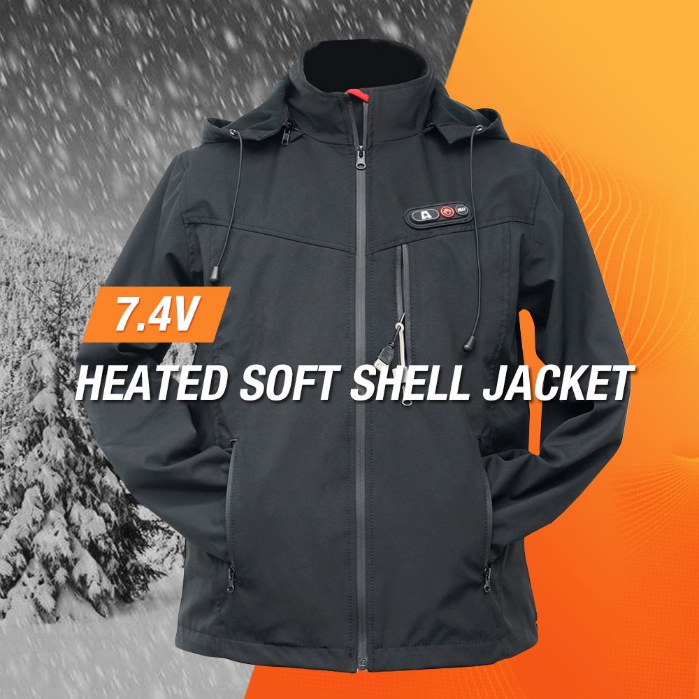ARRIS Heated Jacket for Men Warm heating Coat with 7.4V Battery