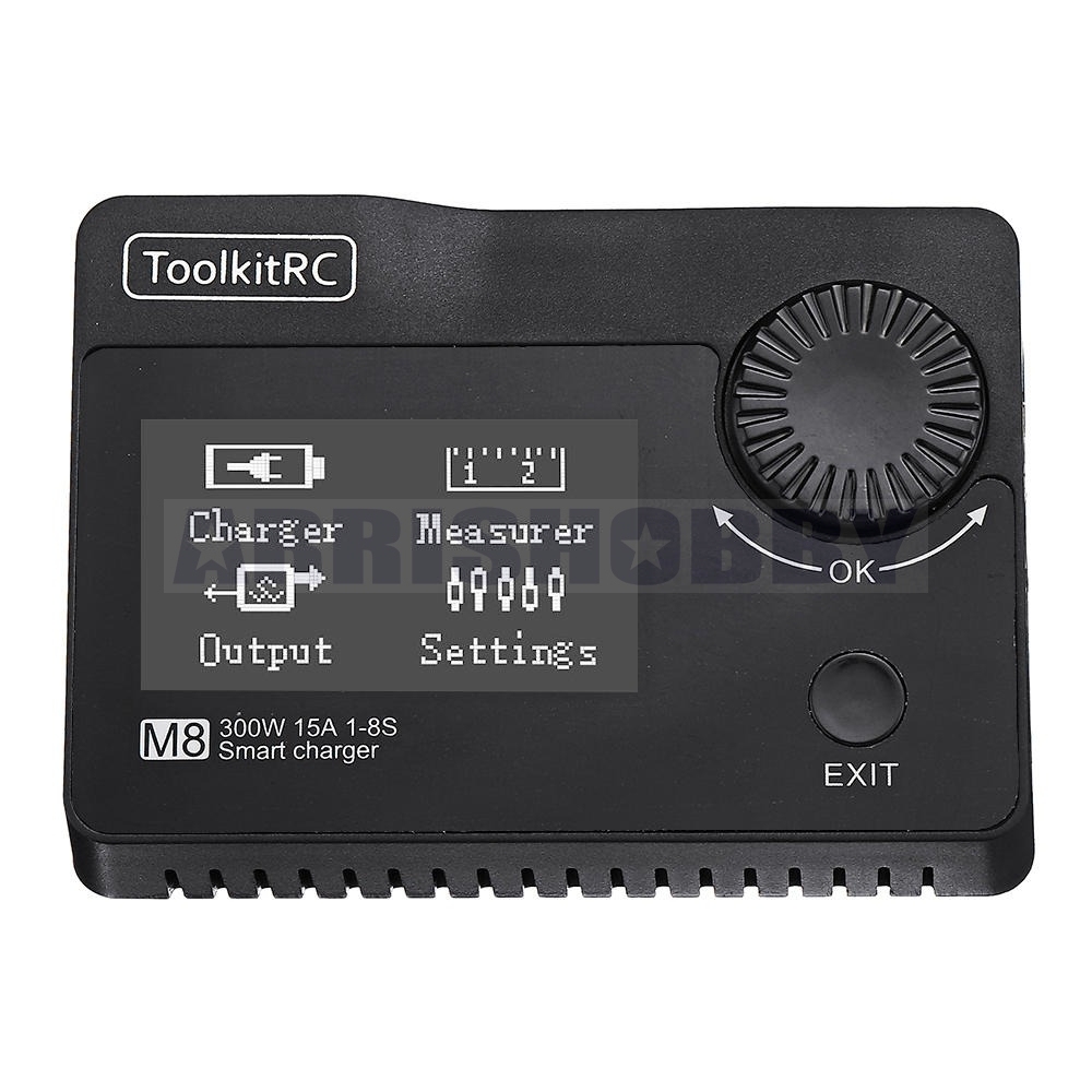 Toolkitrc 300w 15A M8 Battery Multifunction Charger Discharger for 1-8S Lipo LiHV Life Lion NiMh
