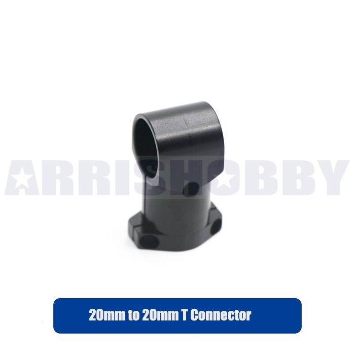 T Connector for Landing Skid 20mm to 20mm (Aluminum)