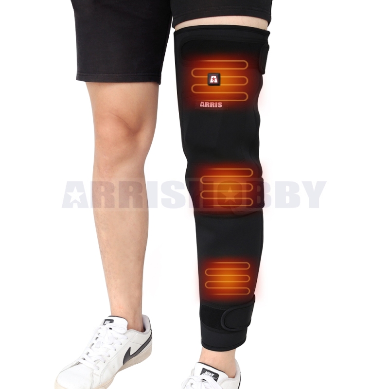7.4V 4200mah Battery Powered Full Leg Heated Neoprene Knee Wrap for Pain Relief