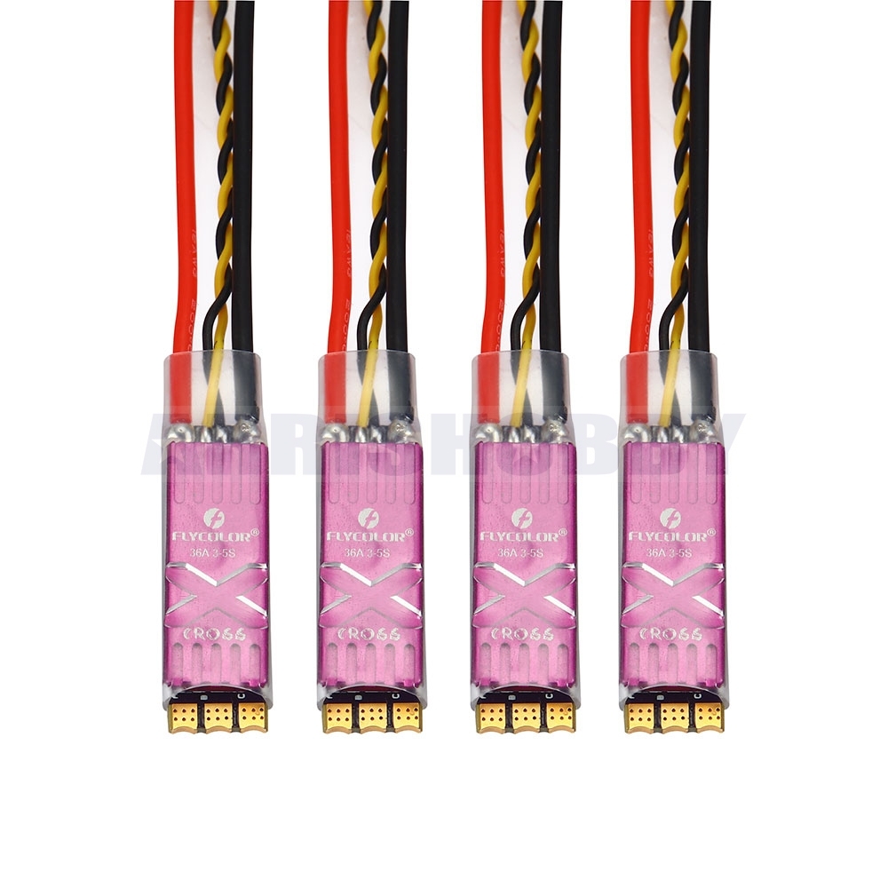 Flycolor 36A BLheli_32 32bit 3-5S Brushless ESC w/Telemetry (4PCS)