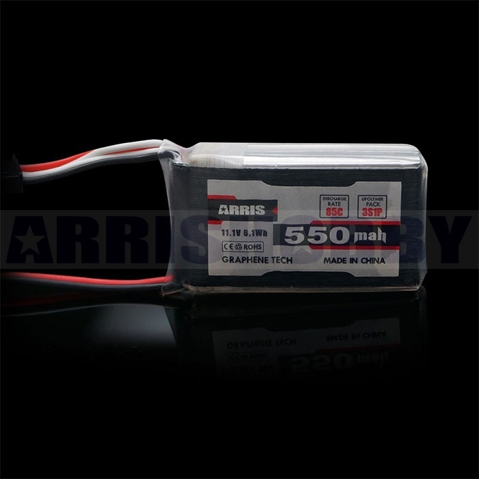 ARRIS 3S 550mah 85C Lipo Battery