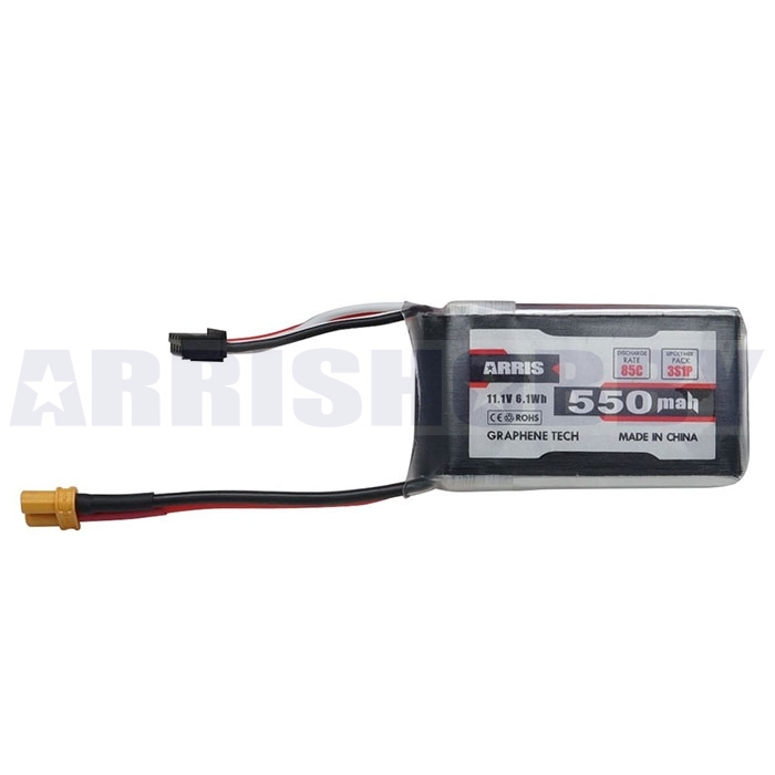 ARRIS 3S 550mah 85C Lipo Battery