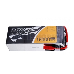 Tattu 6S 12000mAh 15C 22.2V Lipo Battery Pack with AS150+XT150 plug