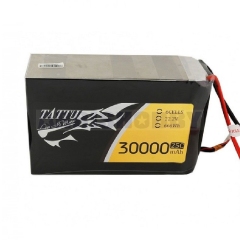 Tattu 22.2V 30000mAh 25C 6S1P Lipo Battery Pack with AS150+XT150 Plug